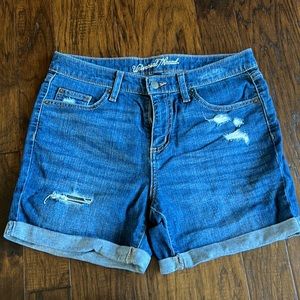 Denim shorts